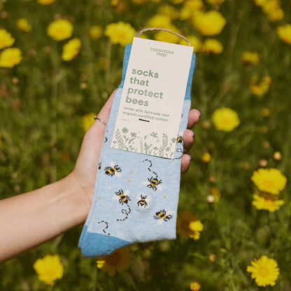 Calcetines que protegen a las abejas