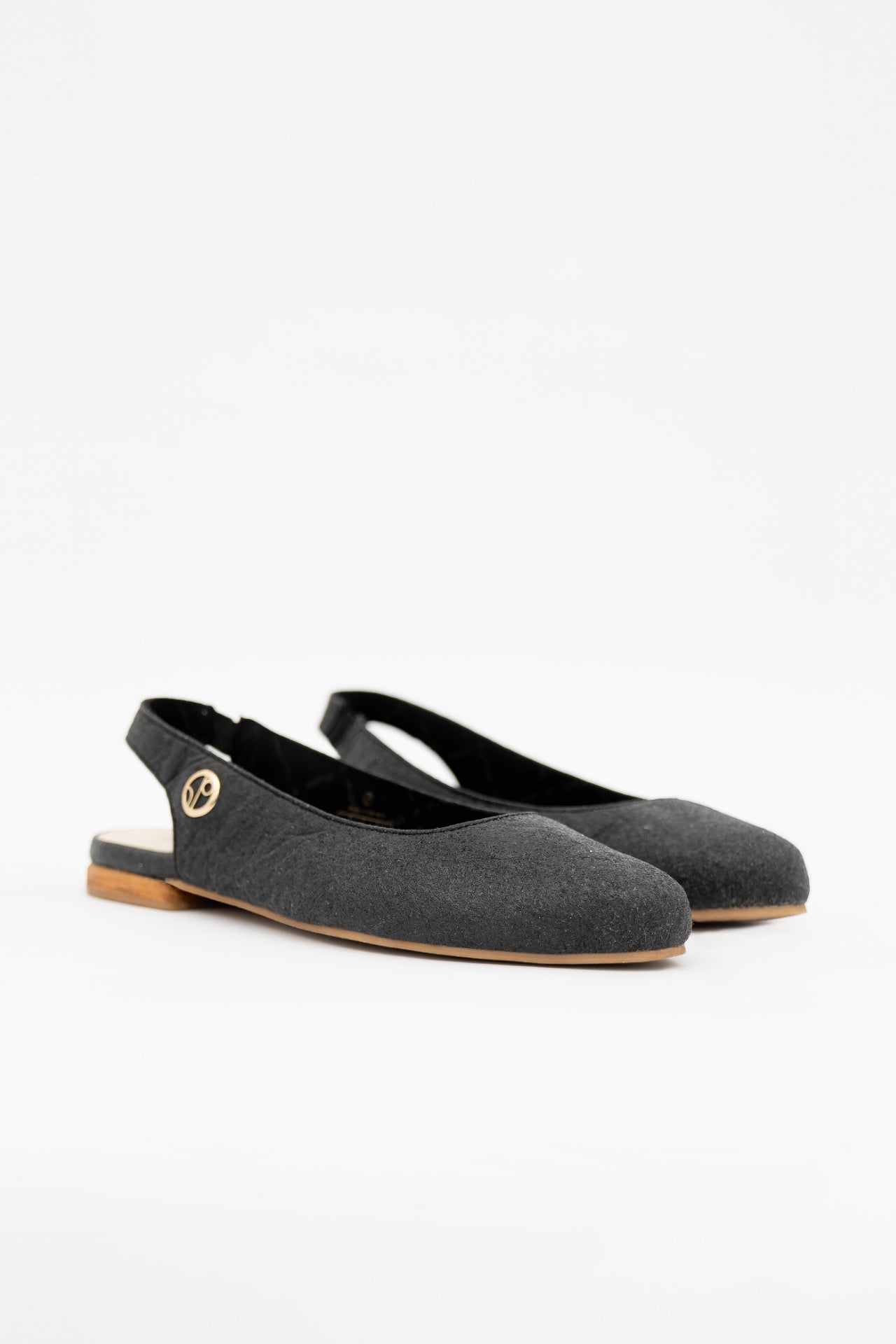 Cannes - Zapatos planos con tira en el talón - Gris carbón