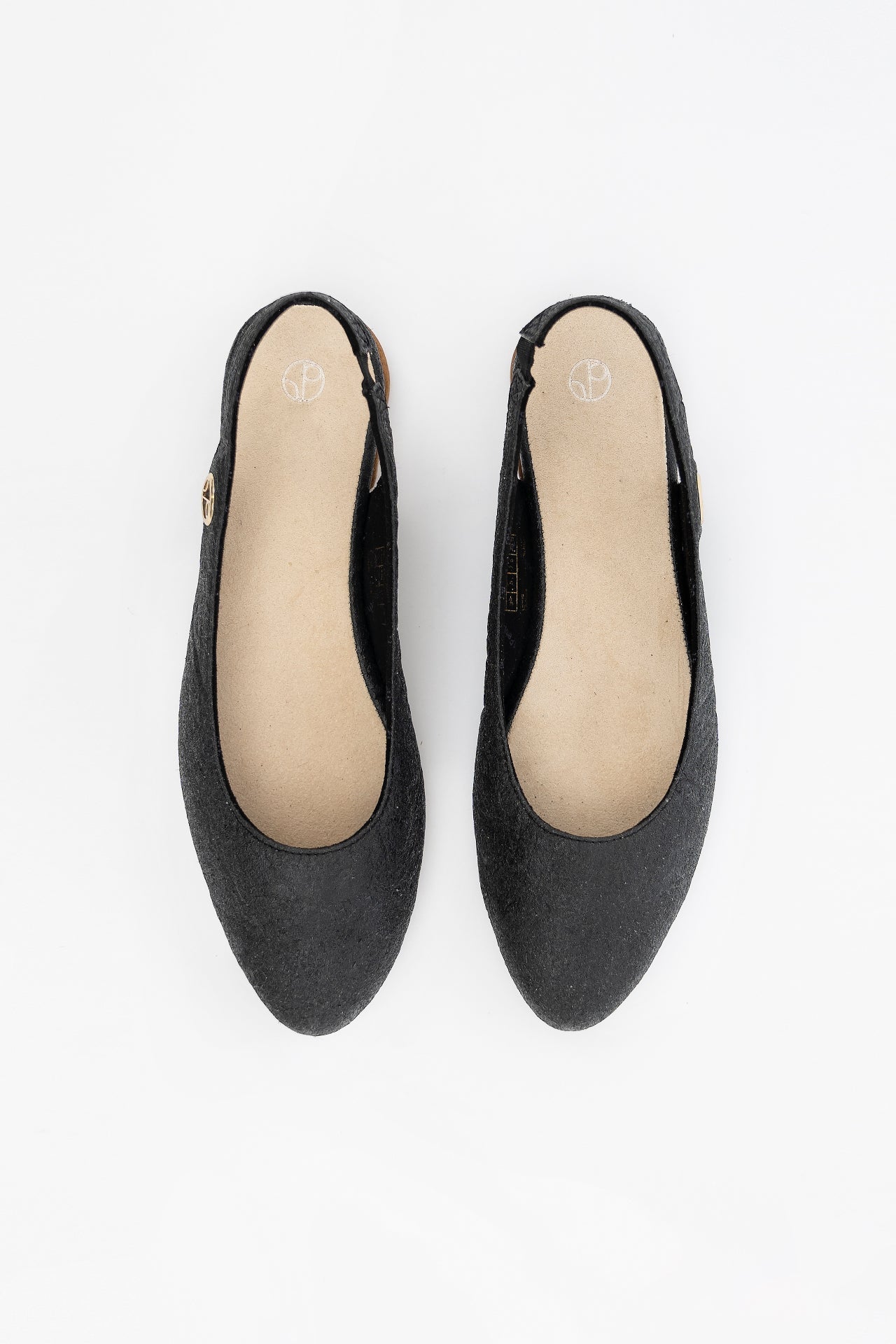 Cannes - Zapatos planos con tira en el talón - Gris carbón