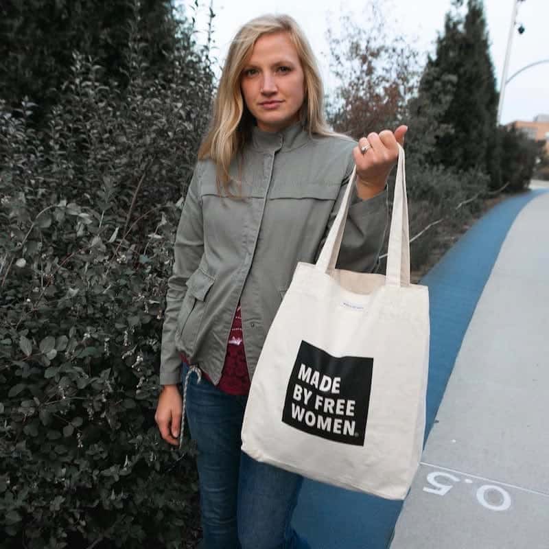 Bolso de mercado hecho por Free Women Square