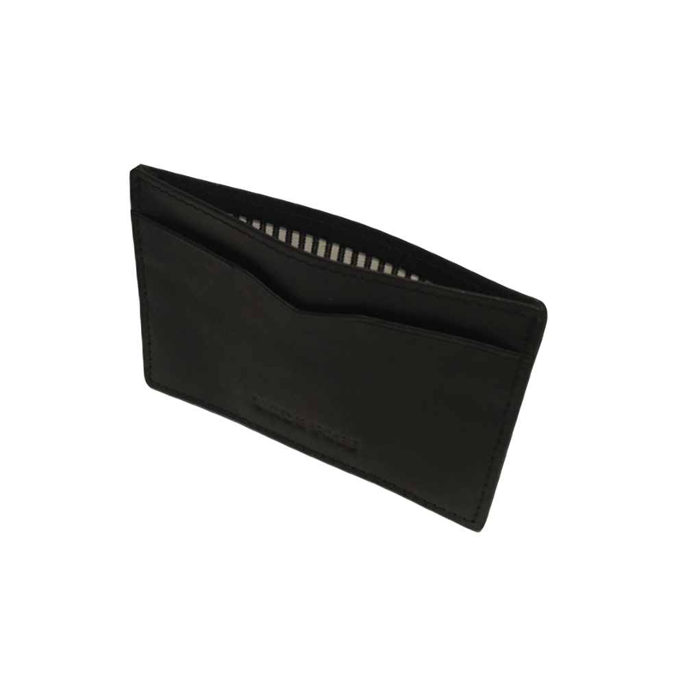 Cartera tarjetera negra