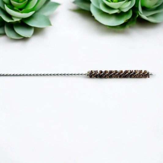 Limpiador de pajitas de fibra de coco