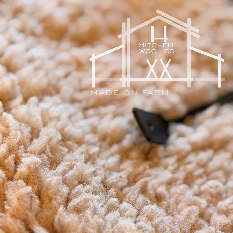 SHERPA BAG sheep fleece handbag