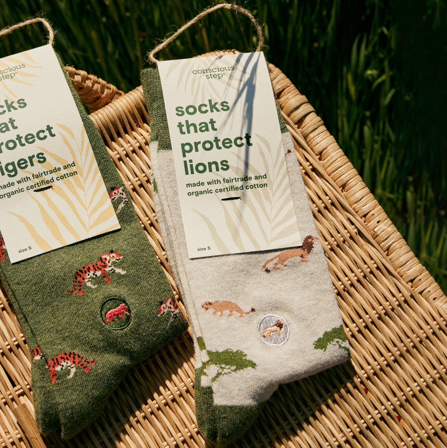 Calcetines que protegen leones