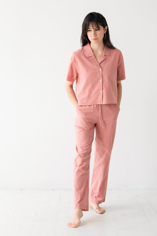 Botón recortado hacia abajo