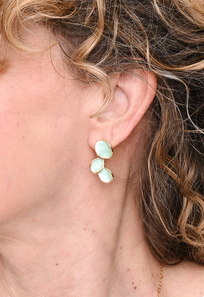 Aretes Hope Echo en Menta