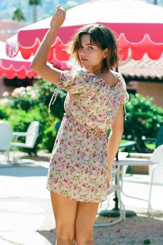 Daffodil Dress  - Pink Floral