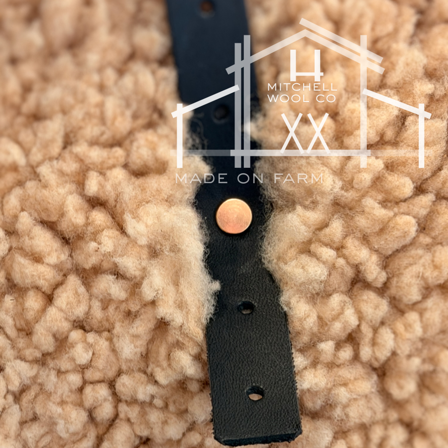 SHERPA BAG sheep fleece handbag