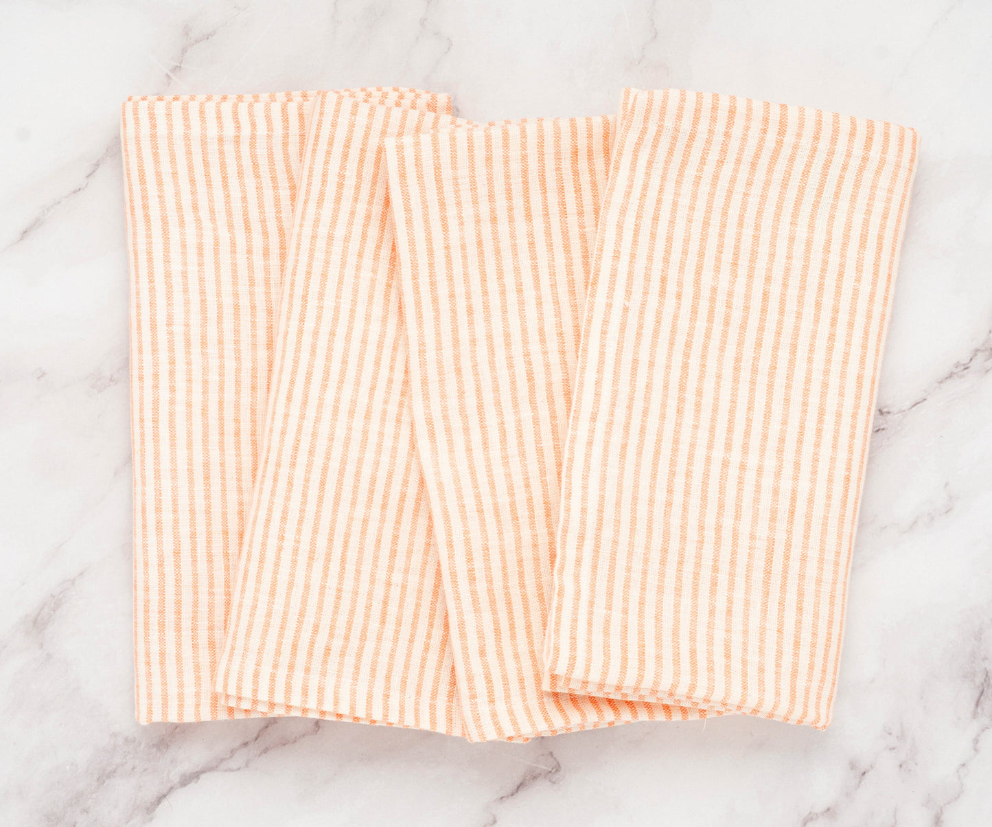 Orange Linen Napkins