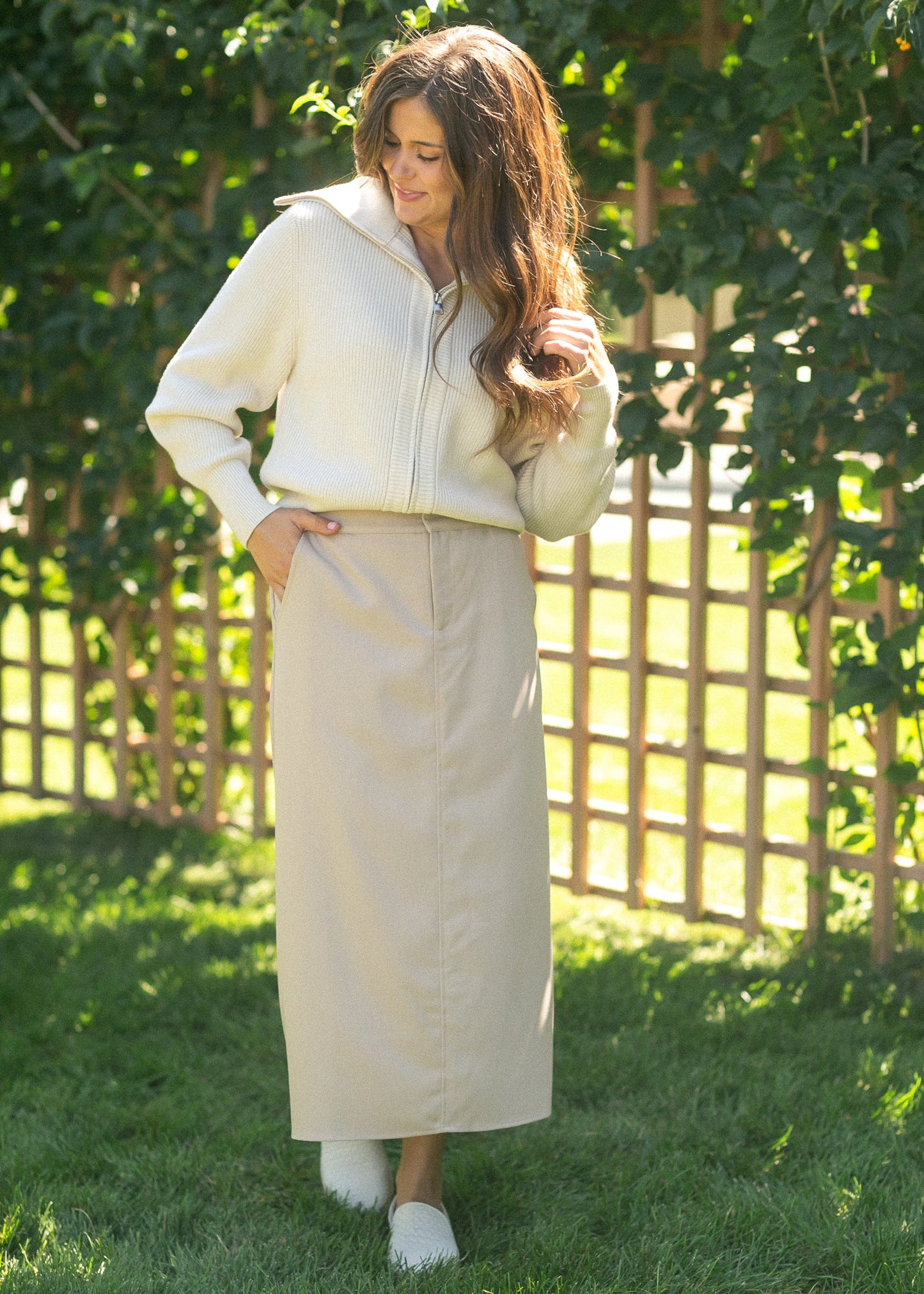 Dylan Midi Pantalón Falda