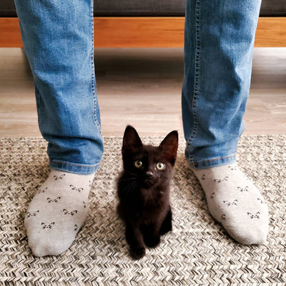 Calcetines que salvan gatos (Gatos grises)