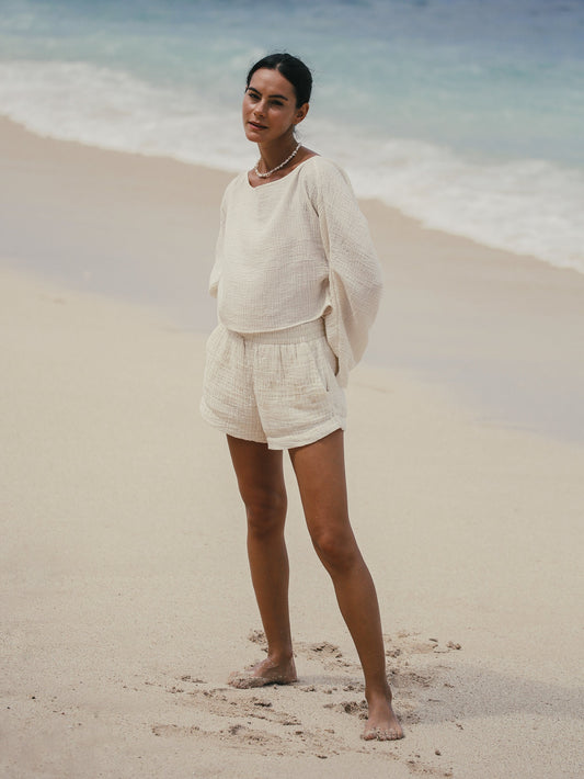 Echo Boy Short - Gold Stripes