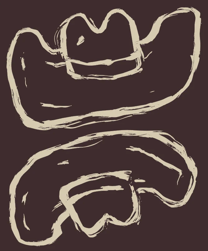 Manta de peluche Howdy - Marrón chocolate