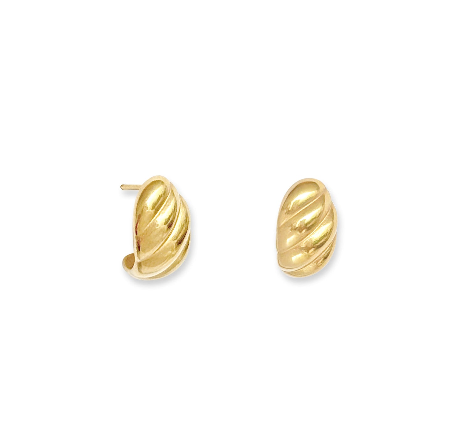 PENDIENTES DE CROISSANT DORADOS MARGAUX