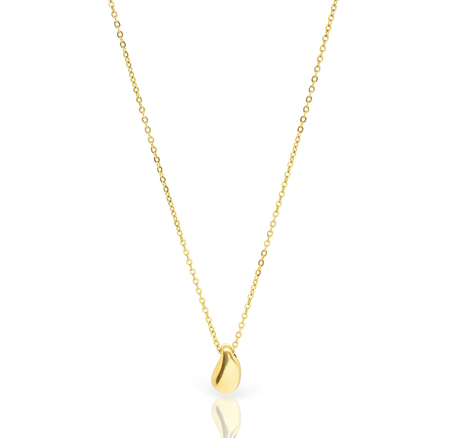 COLLAR CON COLGANTE DE LÁGRIMA DE ORO DE PENÉLOPE