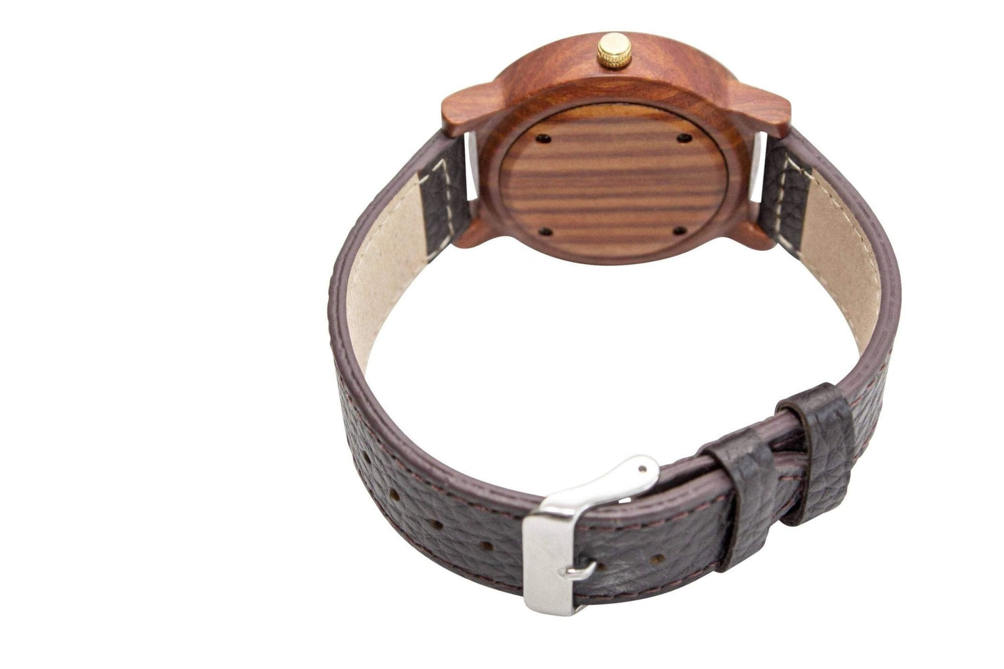 Juego de 10 relojes de madera para padrinos de boda, color rojo Arce