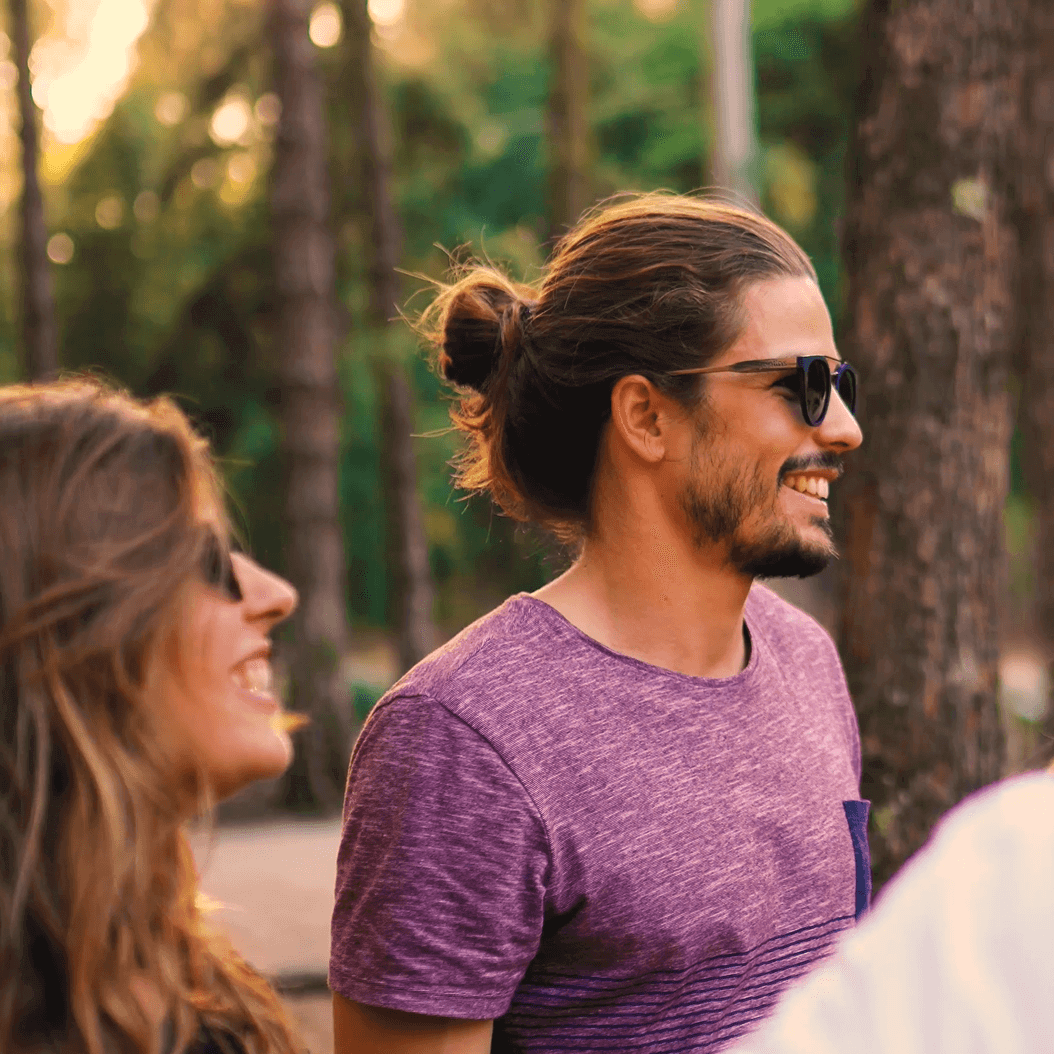 Las gafas de sol de madera Shiva