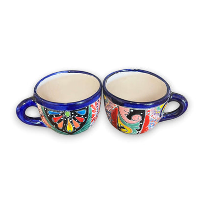 Taza de Talavera | Taza de cerámica mexicana pintada a mano