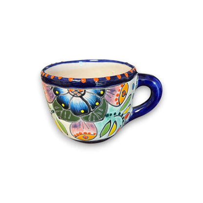 Taza de Talavera | Taza de cerámica mexicana pintada a mano