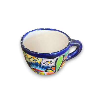 Taza de Talavera | Taza de cerámica mexicana pintada a mano