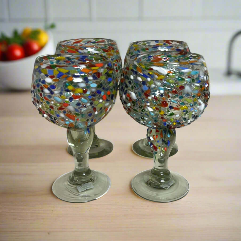 Copa de margarita mexicana | Pecera de confeti Pebble