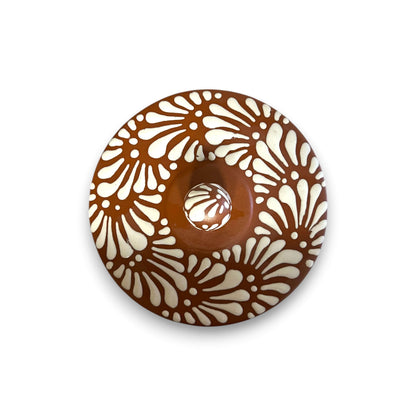 Calentador de tortillas de Talavera | Calentador de alimentos de terracota hecho a mano