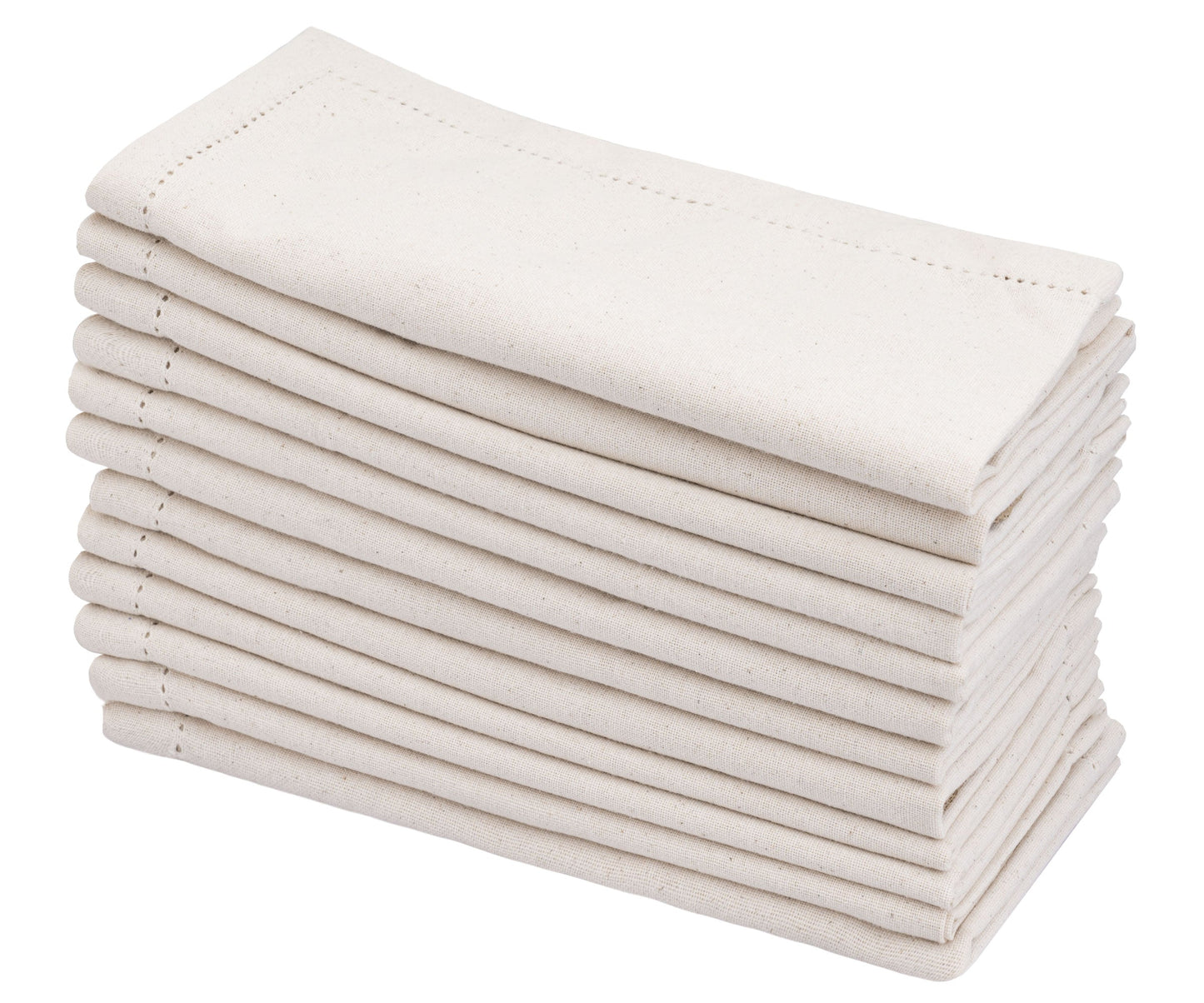 Servilletas de tela con dobladillo - 22 pulgadas