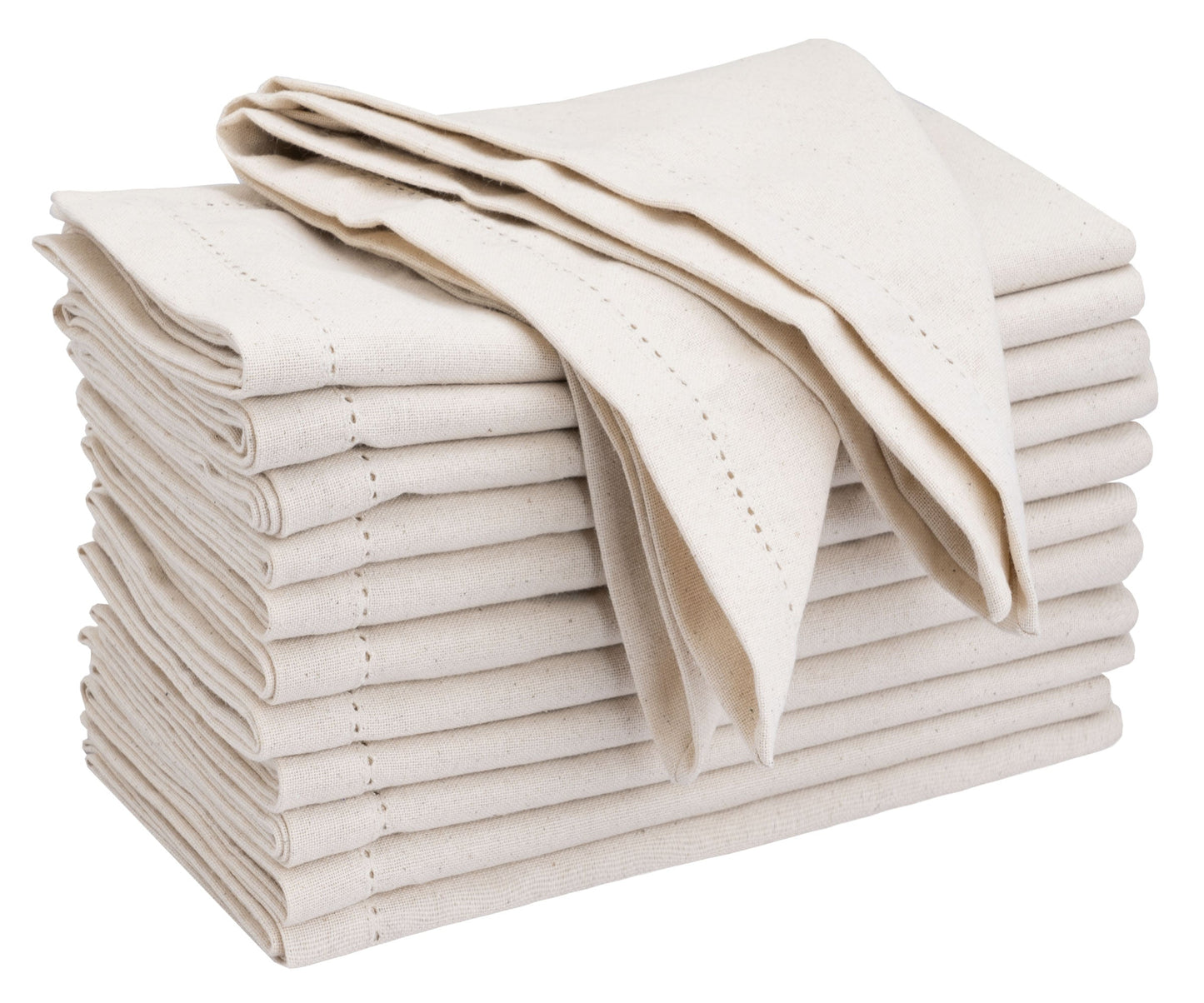Servilletas de tela con dobladillo - 22 pulgadas
