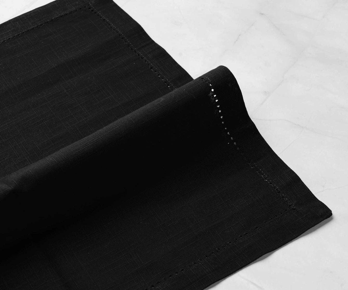 Servilletas de algodón para la cena - Servilletas de tela con dobladillo