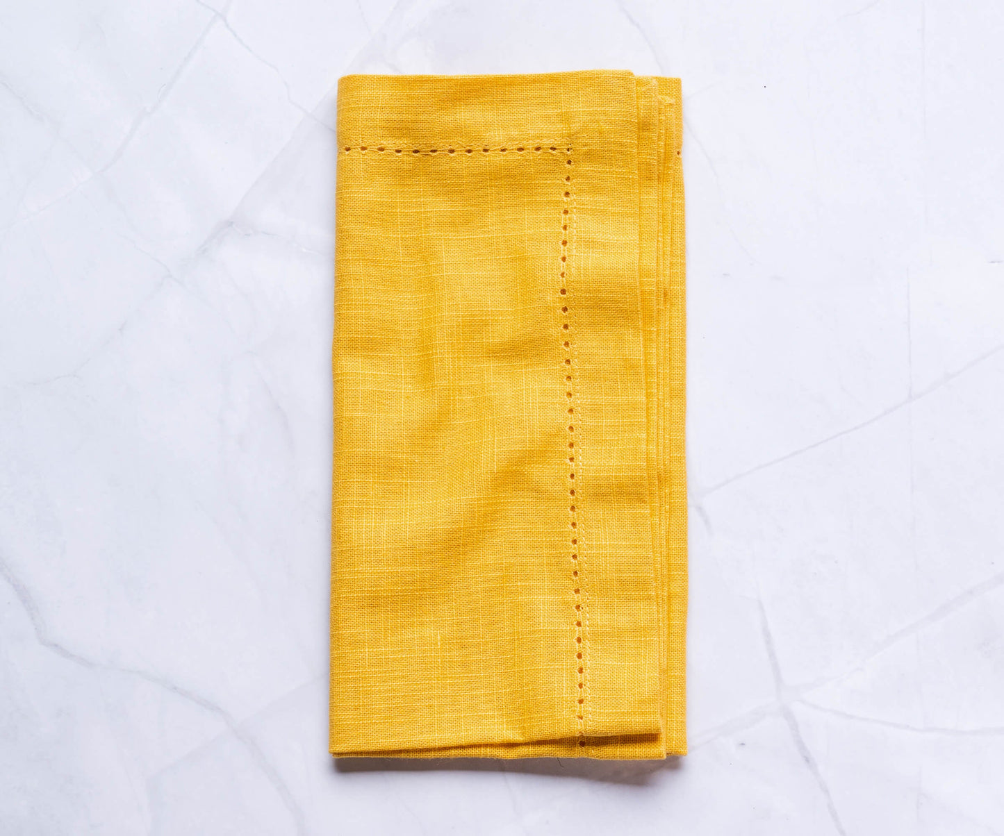 Servilletas de algodón para la cena - Servilletas de tela con dobladillo