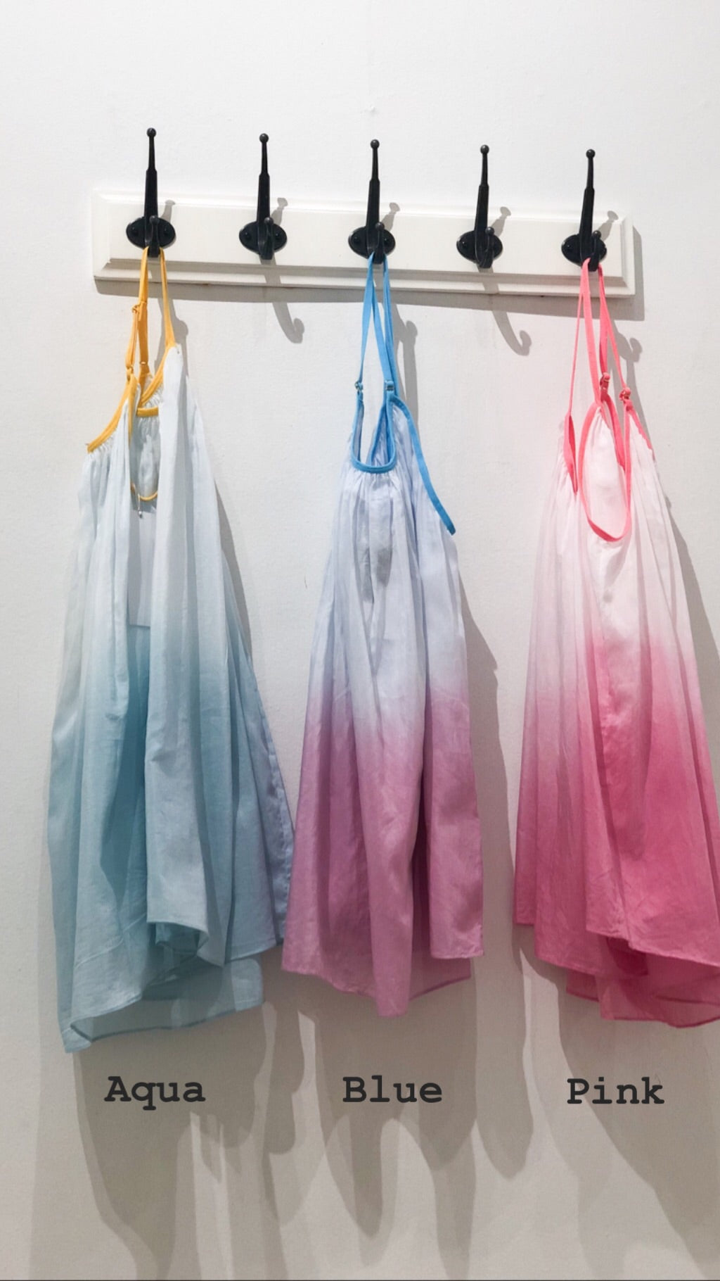 Shorts transparentes con degradado