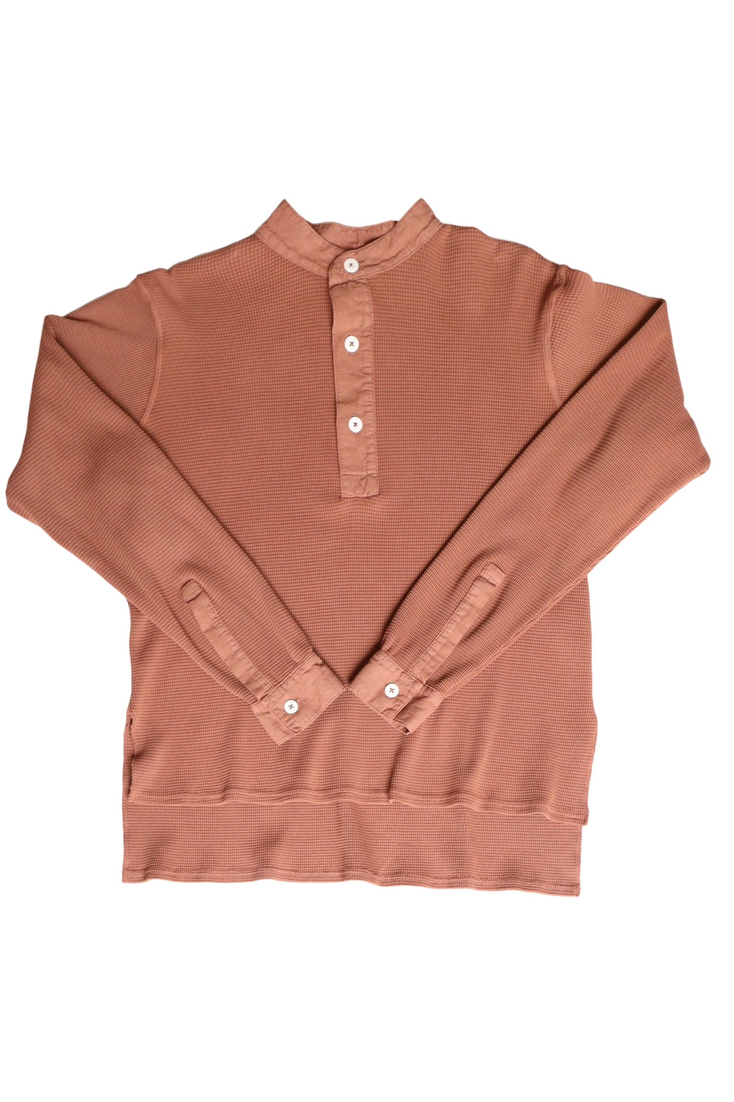 Camisa Henley con diseño de gofre