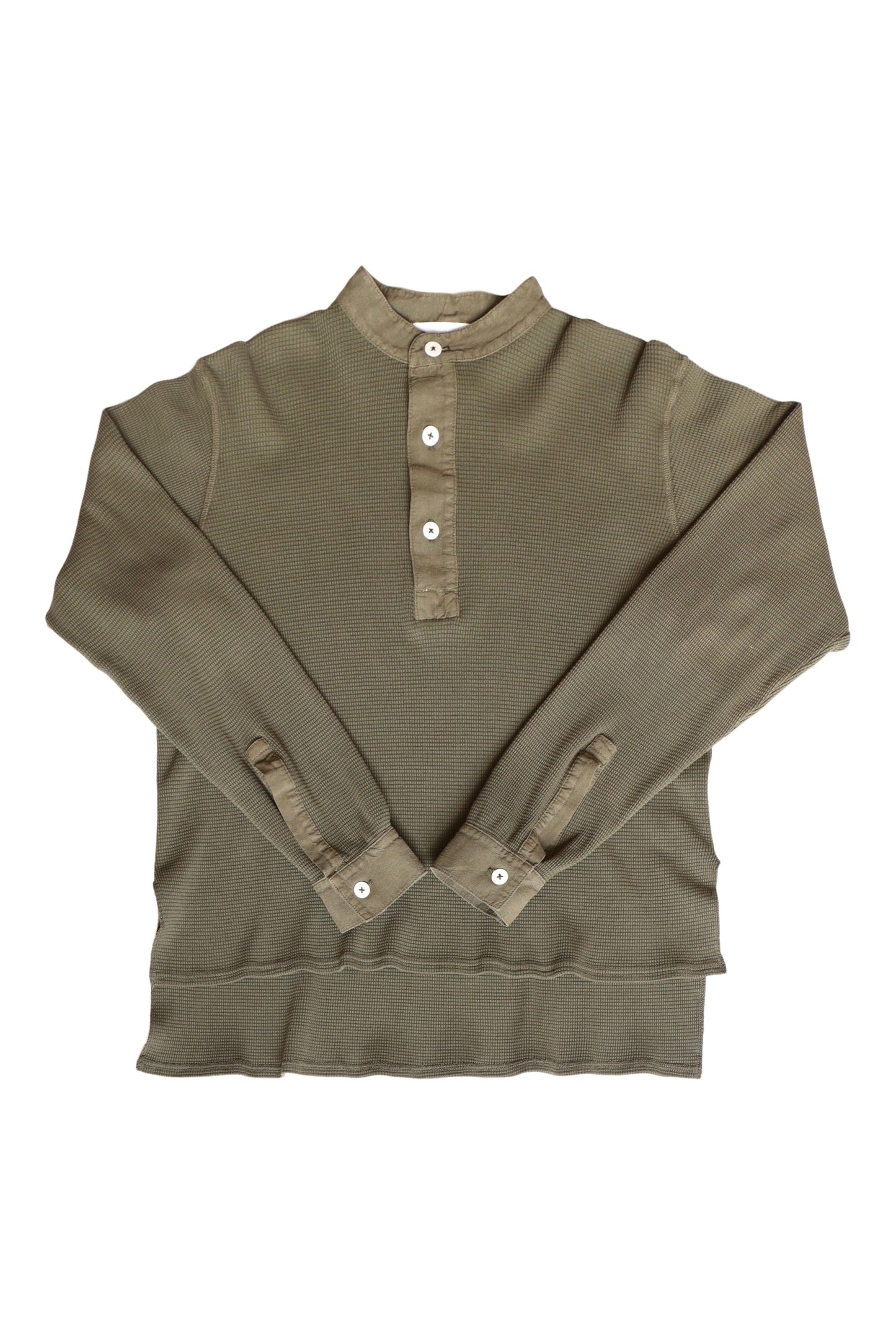 Camisa Henley con diseño de gofre