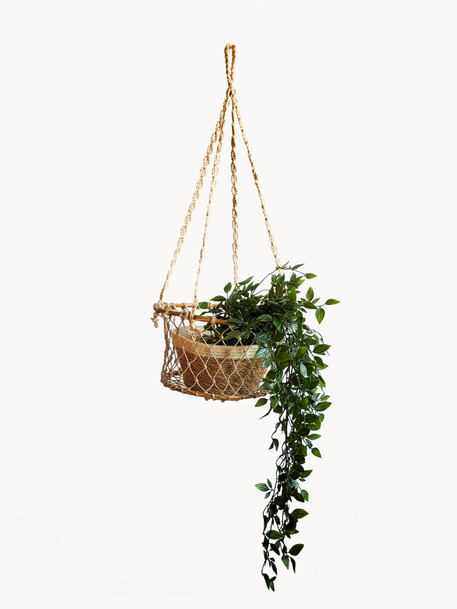 Jhuri Single Jute Hanging Basket
