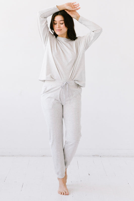 Joggers de algodón pima cepillado