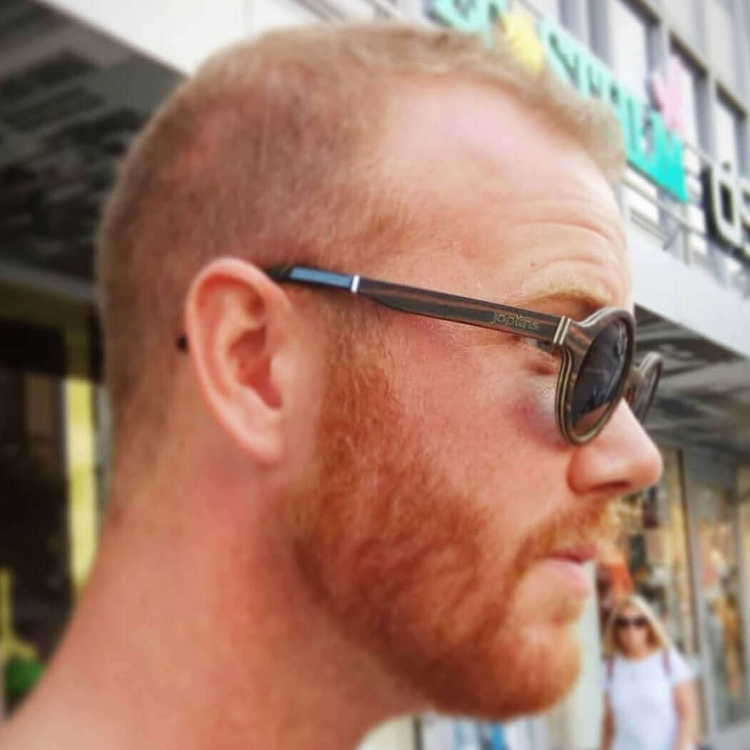 Flic - Gafas de sol unisex de madera