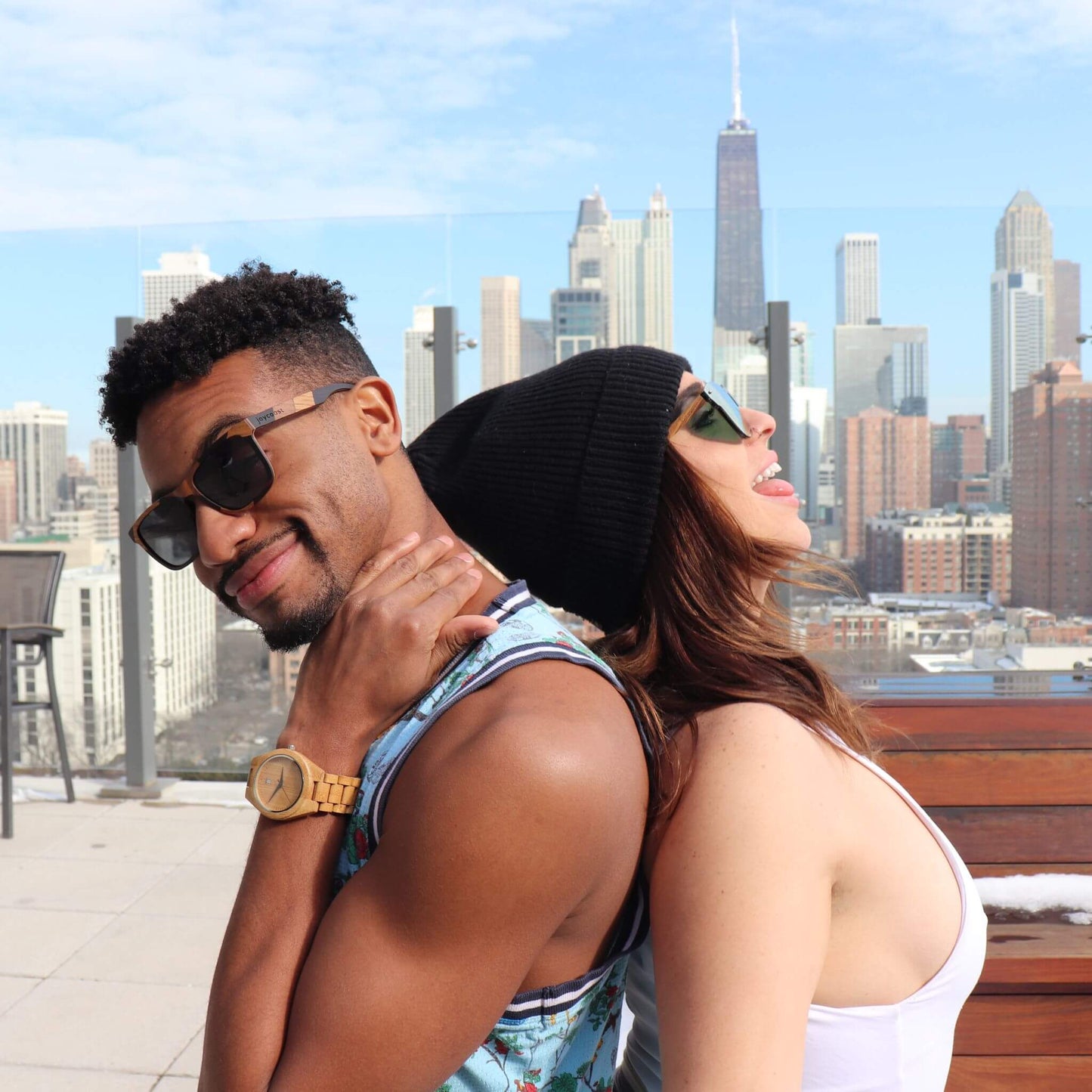 Terra Wayfinder |  Ebony & Zebrawood Sunglasses