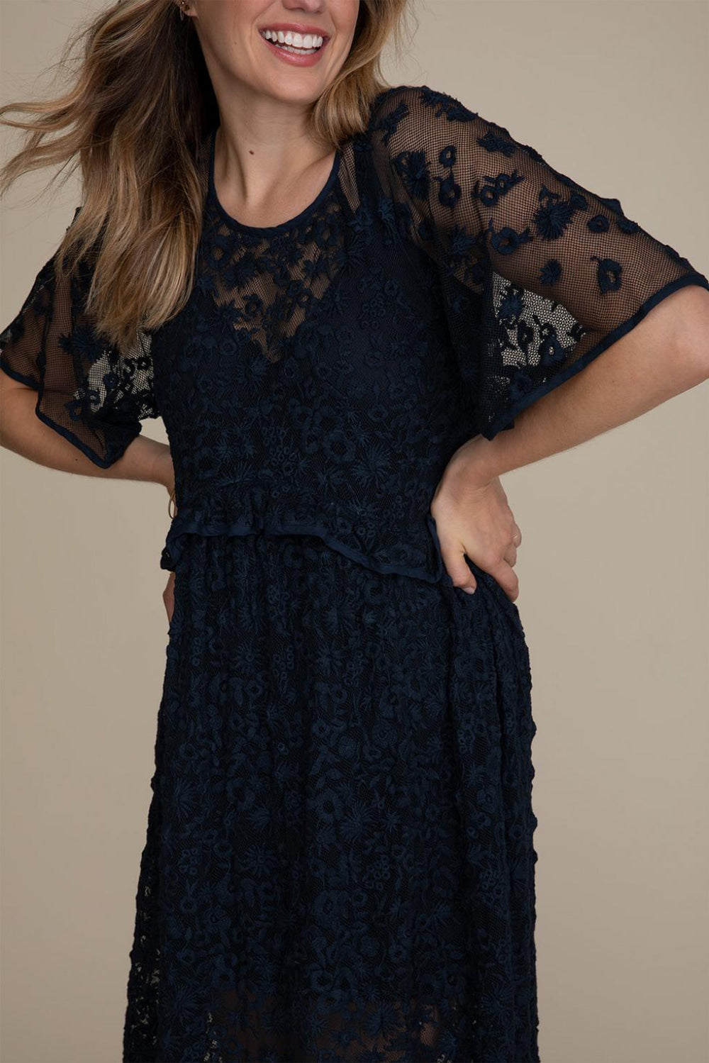Karolina Dress - Midnight Navy