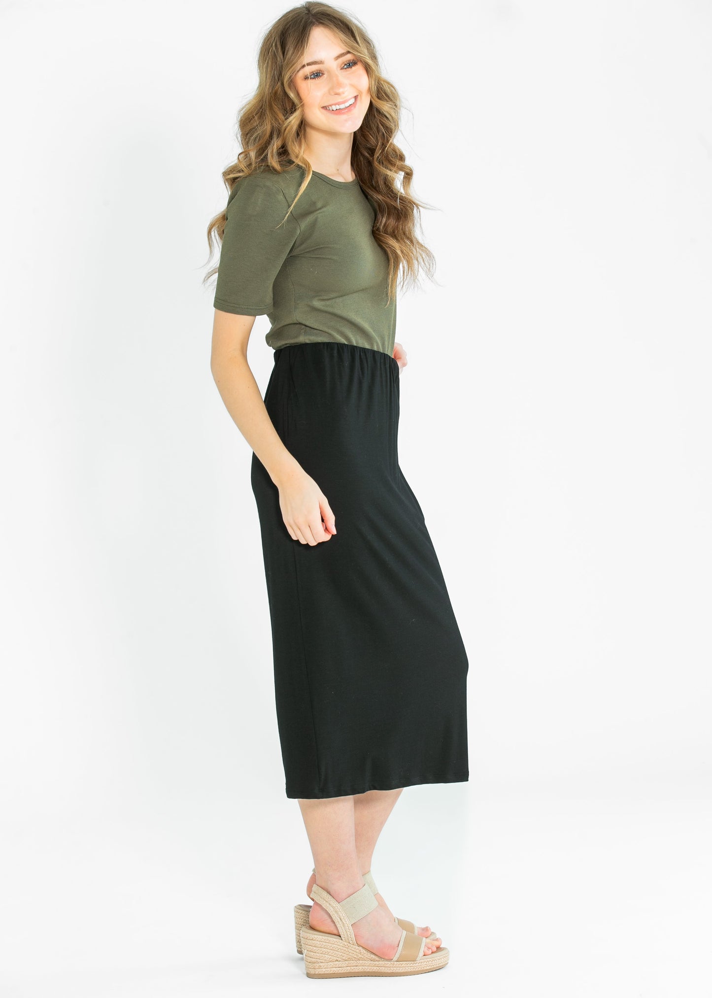 Falda midi Kate
