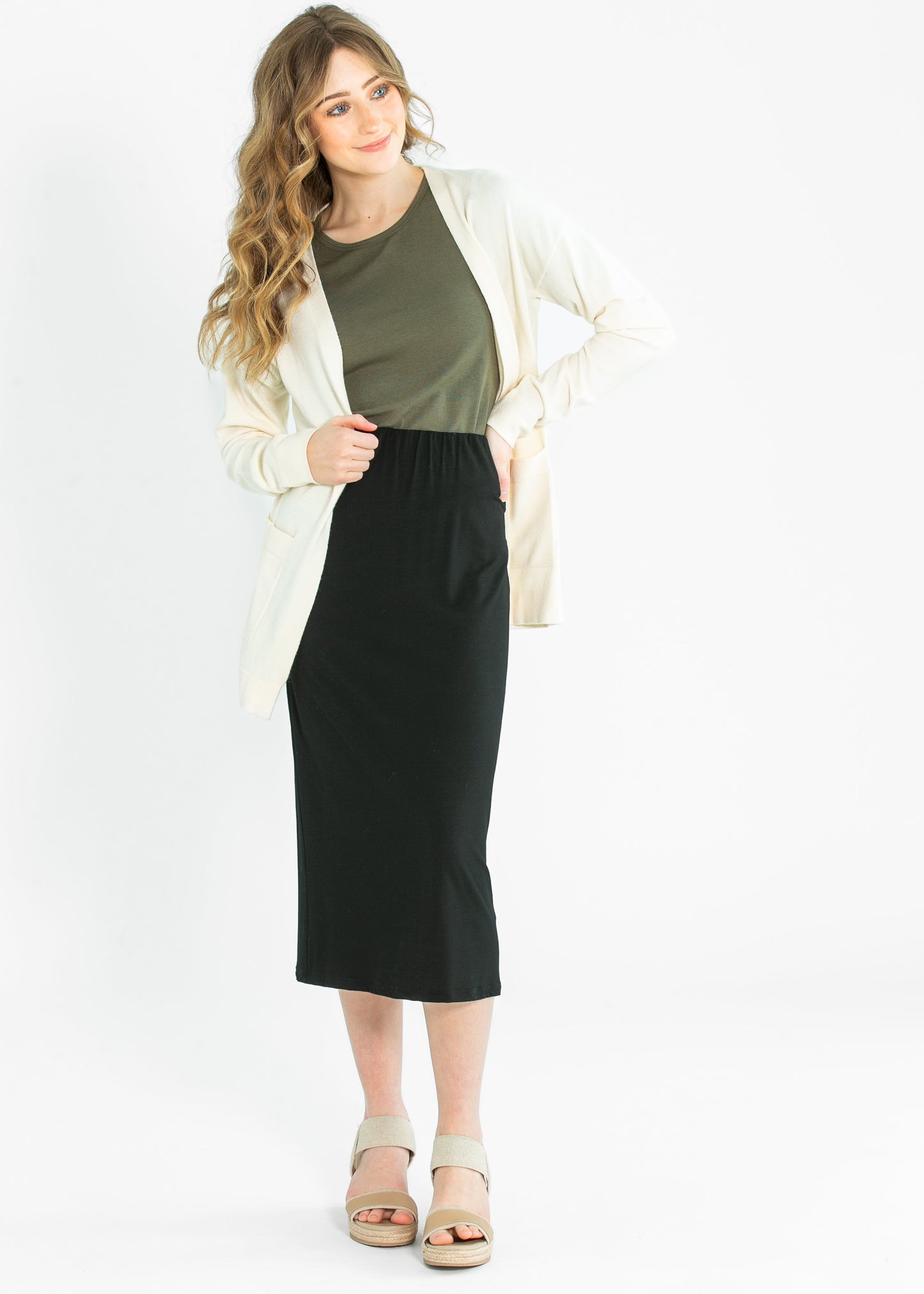 Falda midi Kate