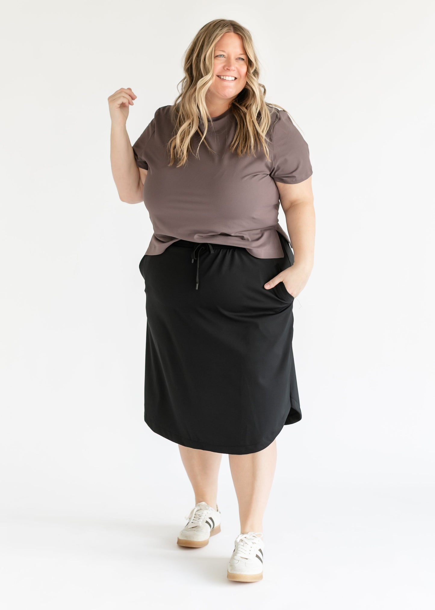Falda Deportiva Atlética Negra Kenedi
