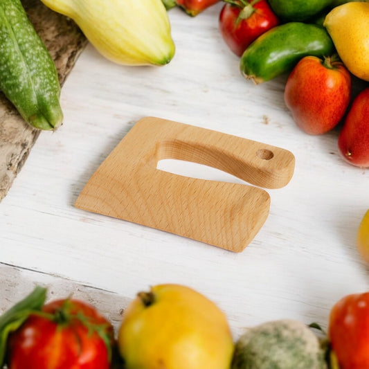 Cuchillo de práctica de madera para niños