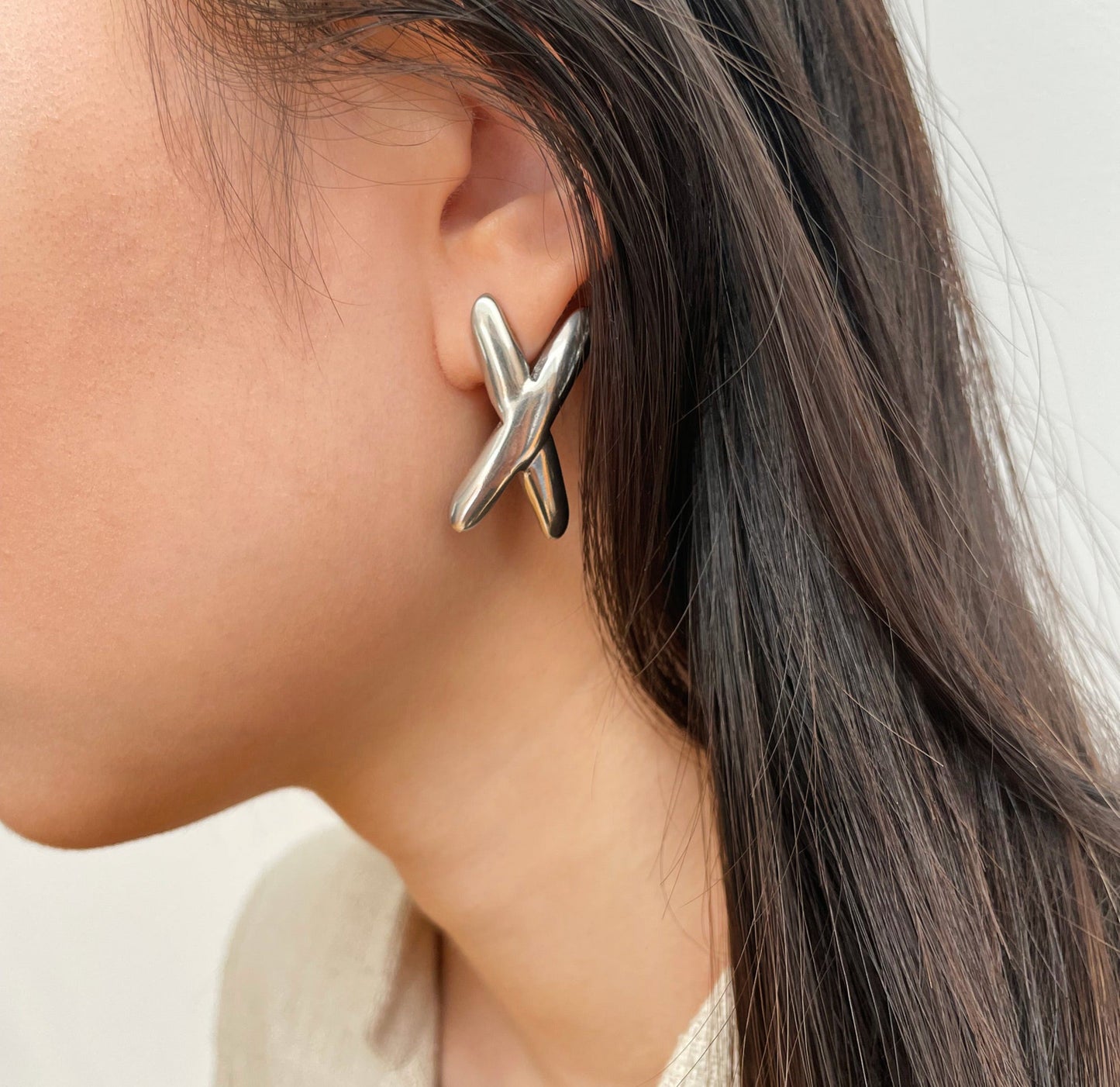 Pendientes ETTA SILVER X