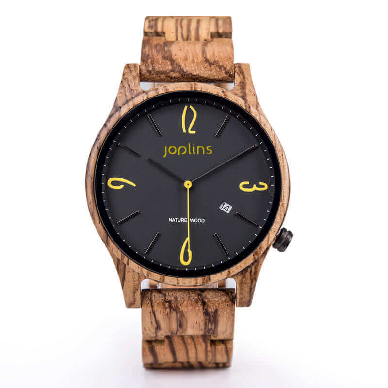Lello Black - Reloj de madera