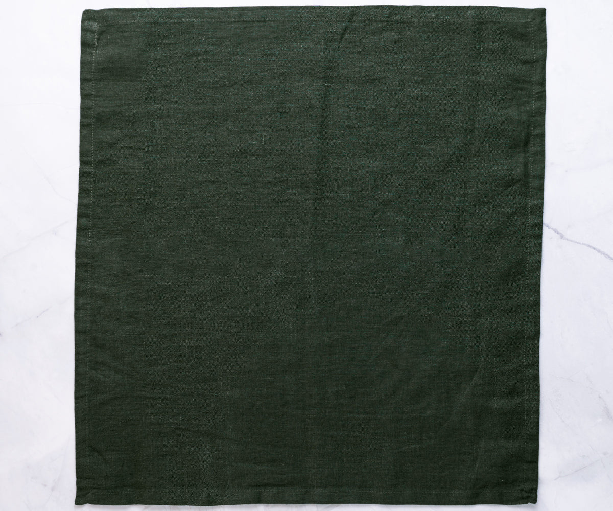 Green Linen Napkins