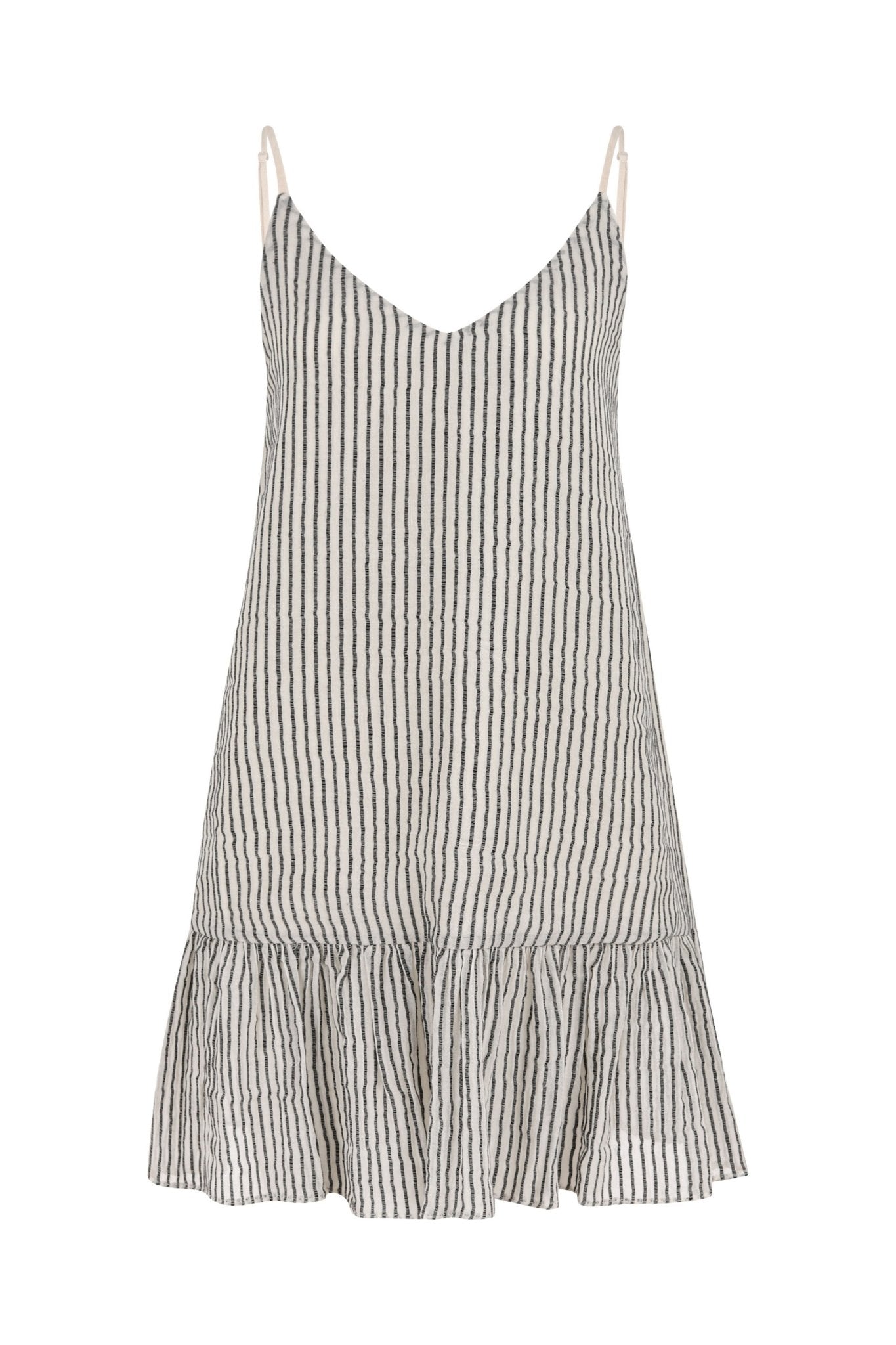 The Handloom Liv Mini Ruffle Dress