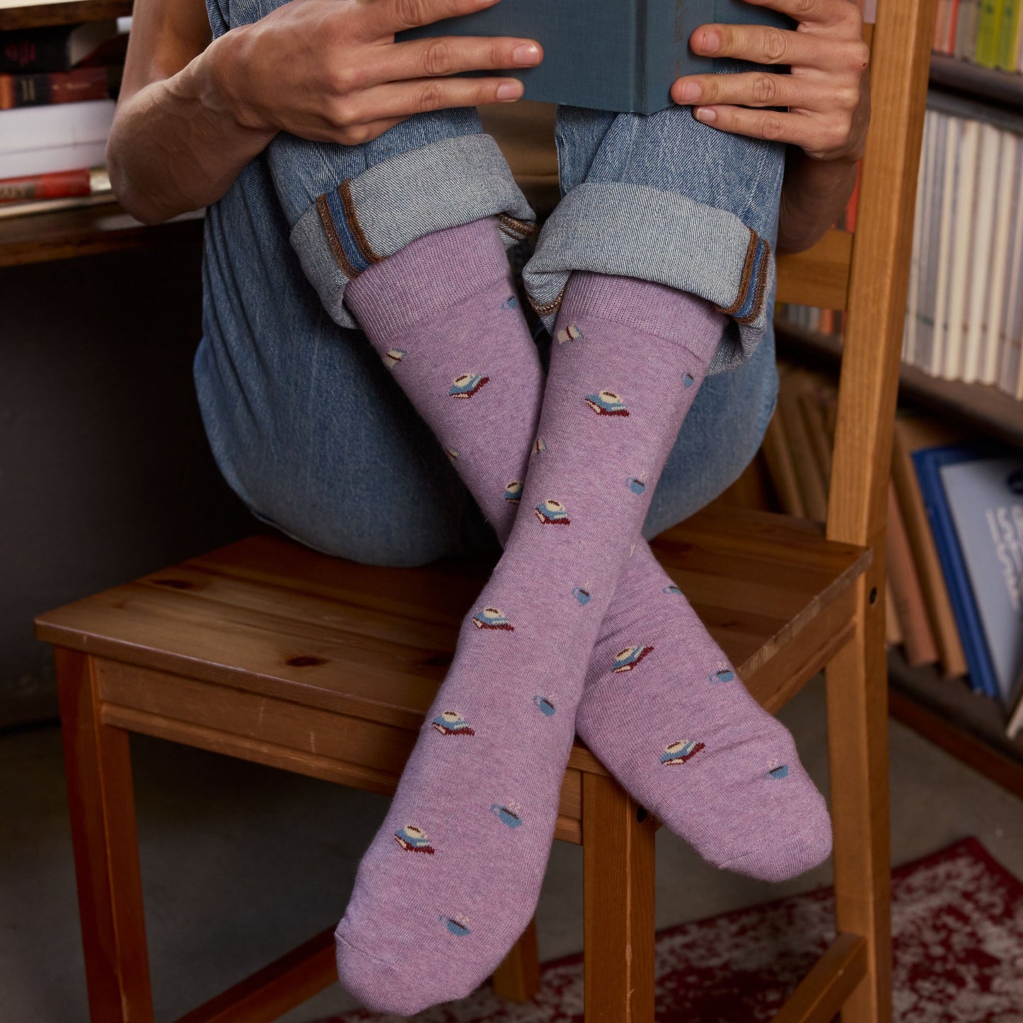 Calcetines que regalan libros