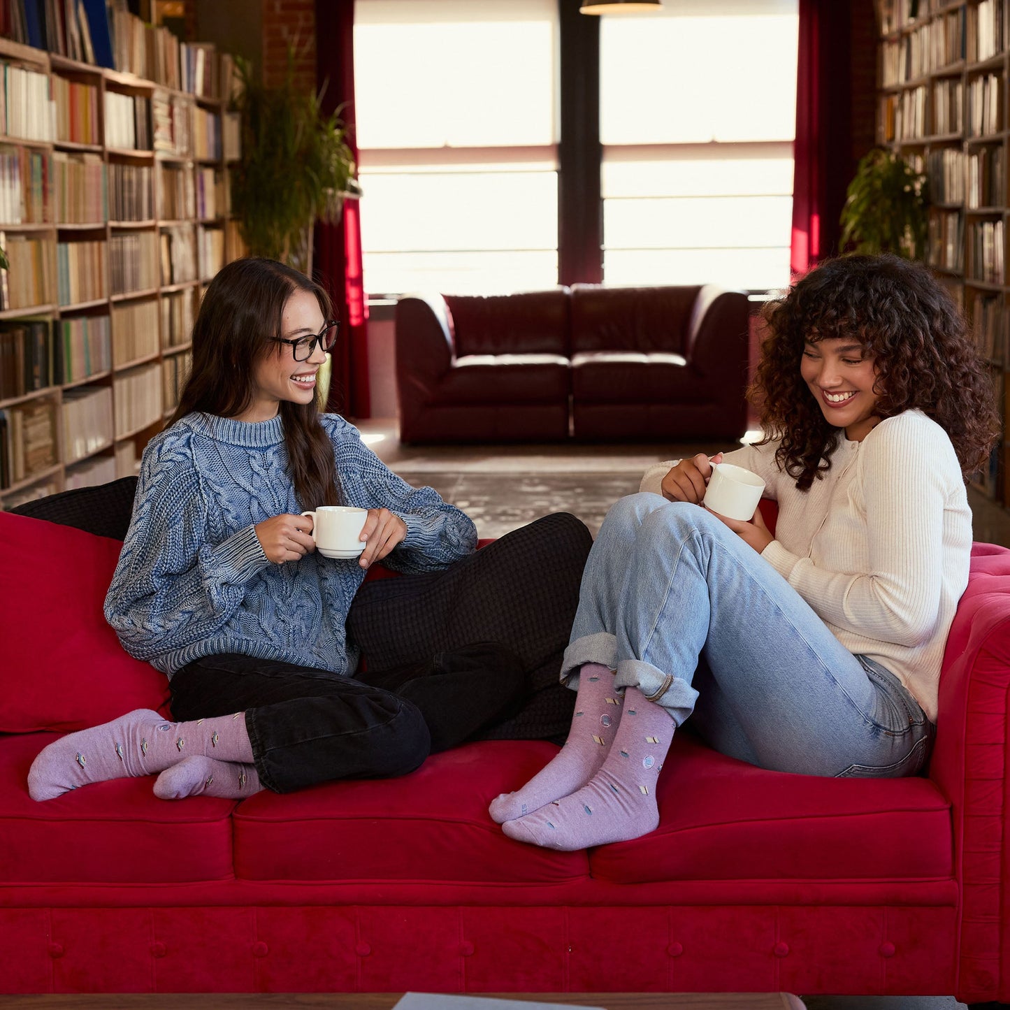 Calcetines que regalan libros