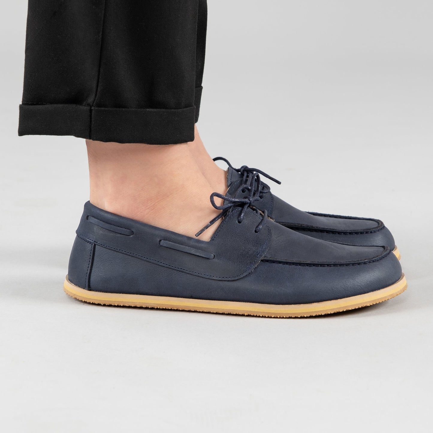 Zapatos náuticos azules para hombre