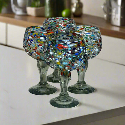 Copa de margarita mexicana | Pecera de confeti Pebble